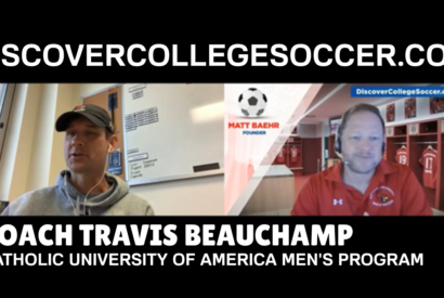 Catholic University of America Men's Soccer - Coach Travis Beauchamp