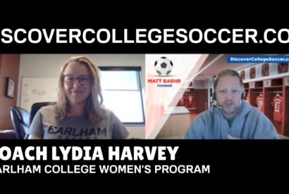 Earlham College women's soccer coach lydia harvey