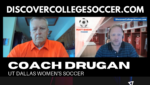 UT Dallas Women's Soccer Coach Kanute Drugan