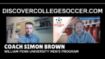 William Penn University Men's Soccer Coach Simon Brown