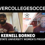 fairmont state university women's soccer coach kernell borneo