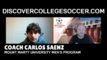 Mount Marty University Men’s Soccer - Coach Carlos Saenz