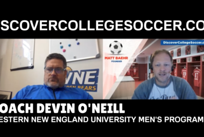 Western New England University Men’s Soccer - Coach Devin O’Neill