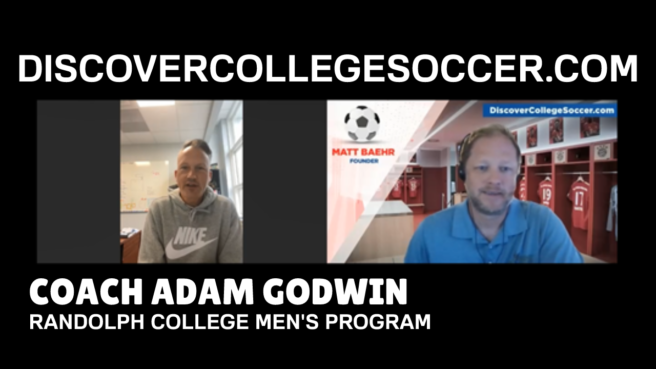 Randolph College Men's Soccer - Coach Adam Godwin