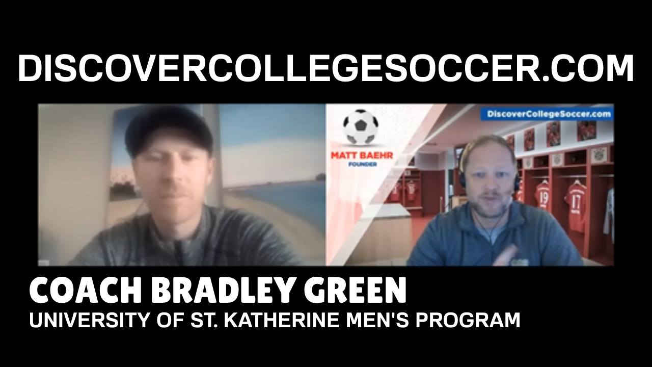 University of St. Katherine's Men's Soccer - Coach Bradley Green