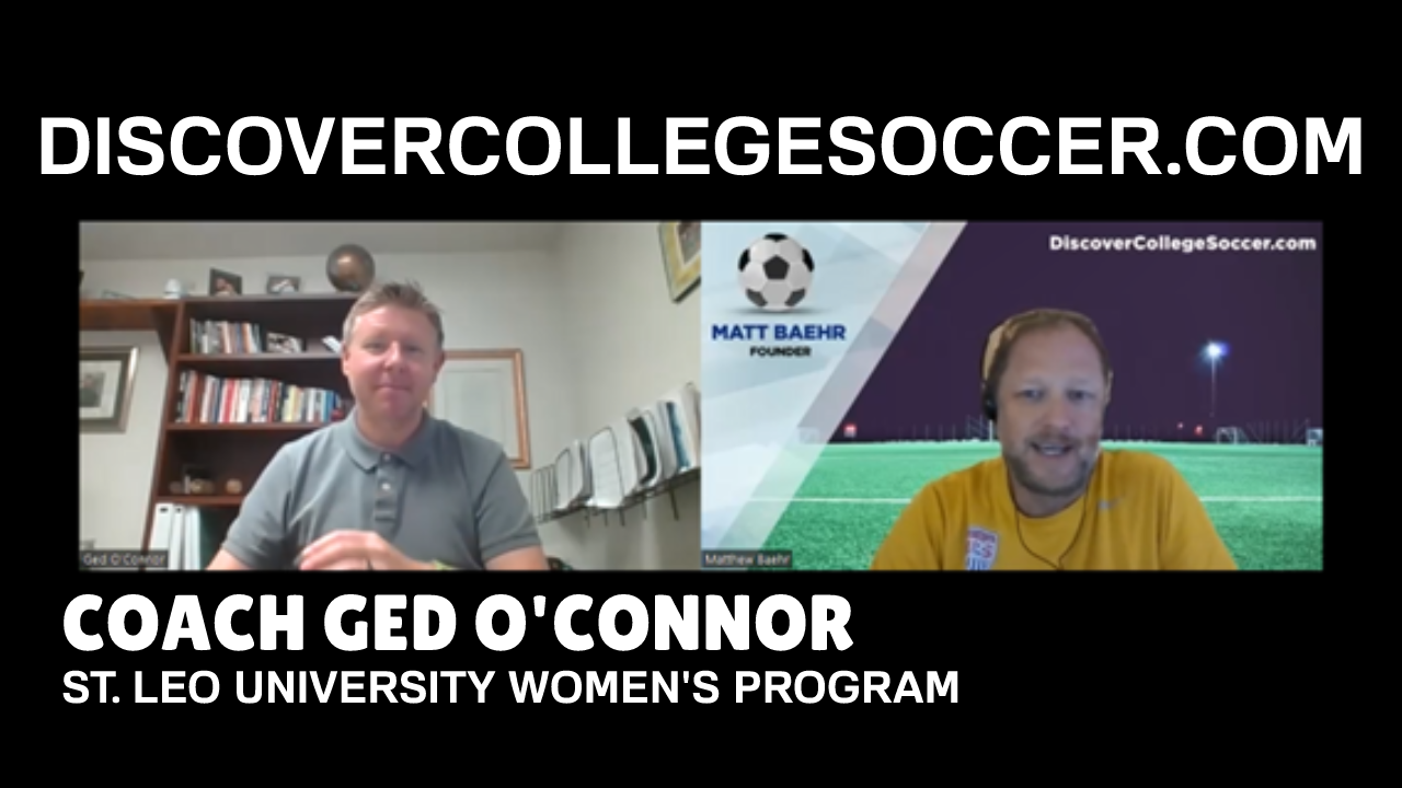 St. Leo University Women’s Soccer - Coach Ged O’Connor