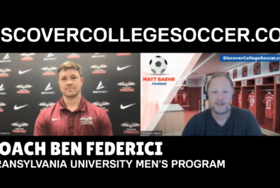 Transylvania University Men’s Soccer - Coach Ben Federici