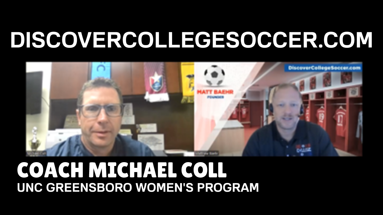 UNC Greensboro Women's Soccer - Coach Michael Coll