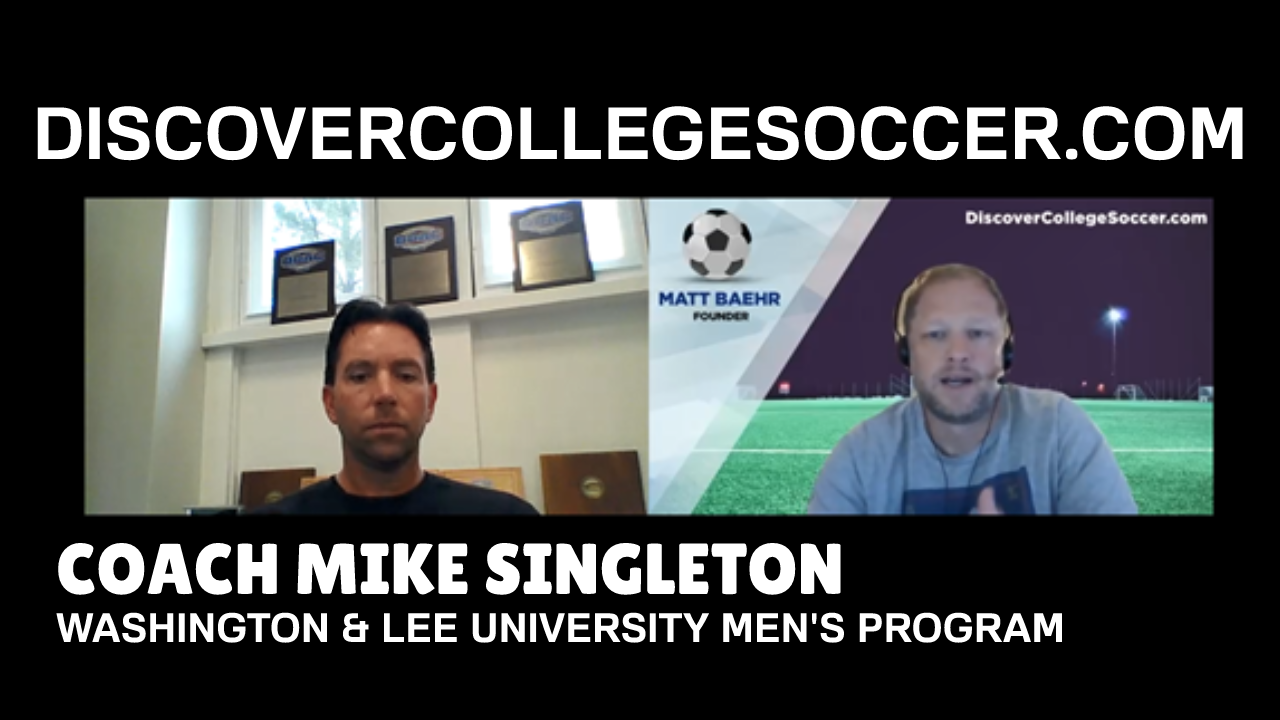 Washington & Lee University Men's Soccer - Coach Mike Singleton