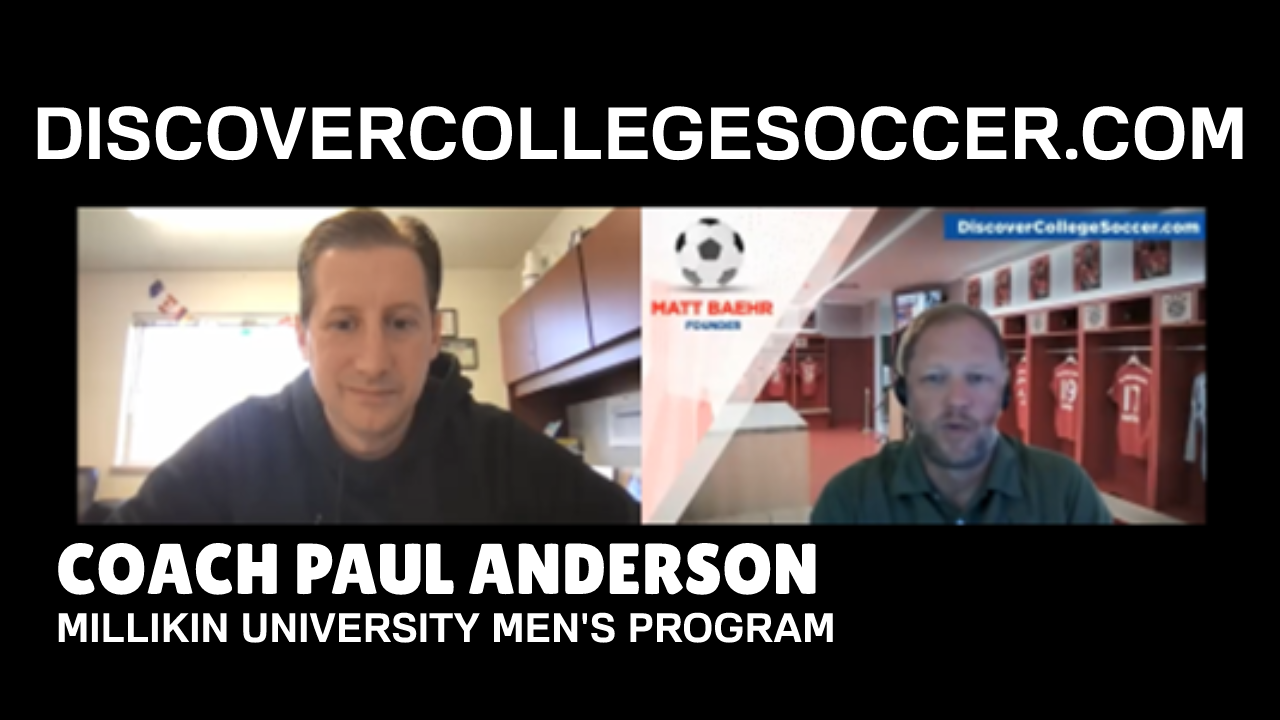 Millikin University Men's Soccer - Coach Paul Anderson