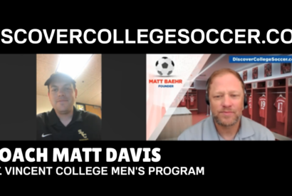 St. Vincent College Men’s Soccer - Coach Matt Davis