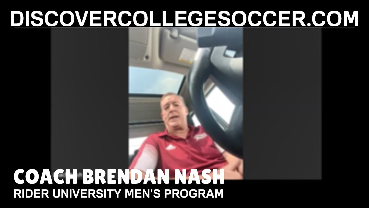 Rider University Men’s Soccer – Coach Brendan Nash