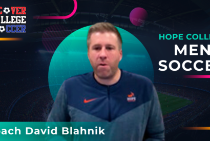 Hope College Men’s Soccer – Coach David Blahnik